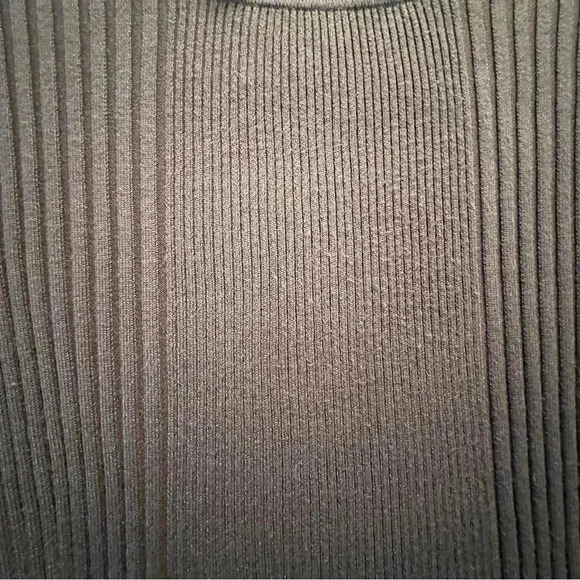 Rue 21 Chocolate Brown Ribbed Turtle Neck Sweater XL - Picture 3 of 8